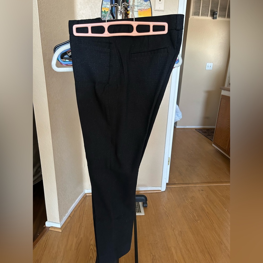 Banana Republic Women’s Dark Blue With Slight Metallic Dress Pants.